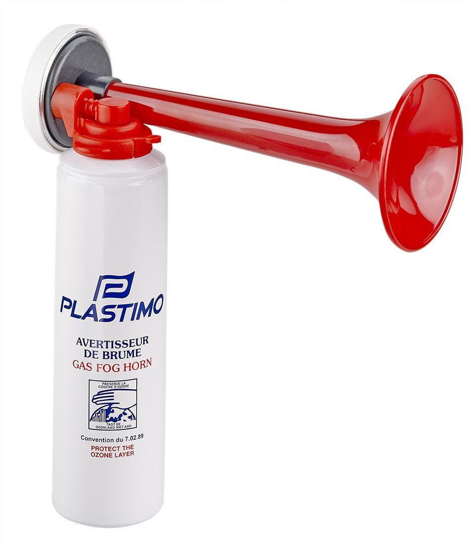 Plastimo Marine Gas Fog Horn in Red and White for Safety Signaling at Sea