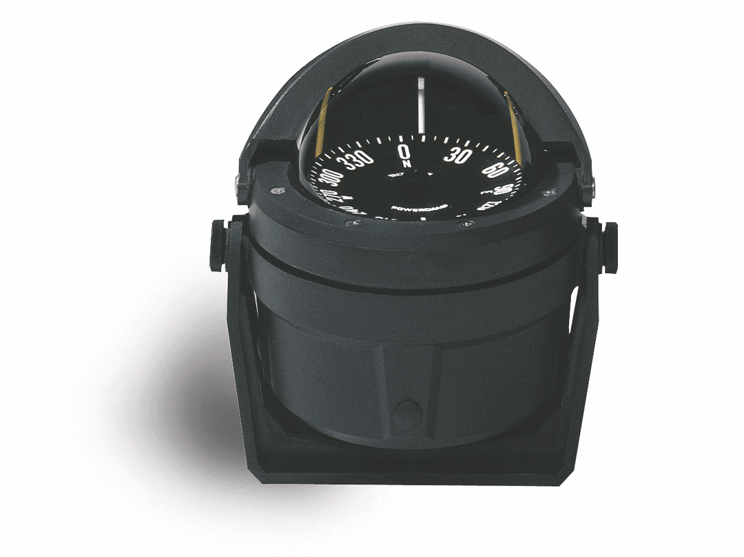 Ritchie Voyager® B-80 3” Dial Bracket Mount Open Face - Black - 4Boats