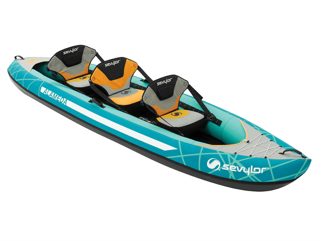 Sevylor Alameda Inflatable Kayak - 2 + 1 Person - New 2023 Model - In Stock - 4Boats
