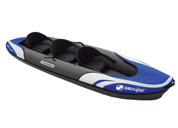 Sevylor Hudson Inflatable Kayak - 2023 Model - 2 + 1 Pesons - 4Boats