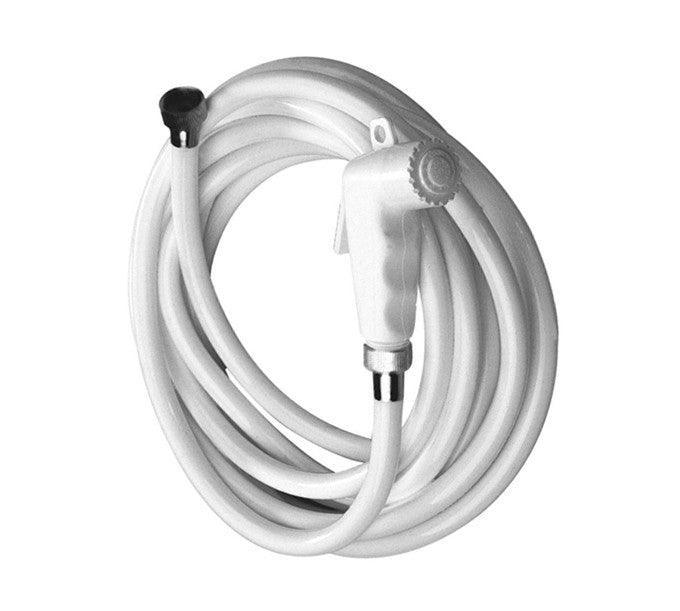 Shower Head White + Hose 3 Meters - 4Boats