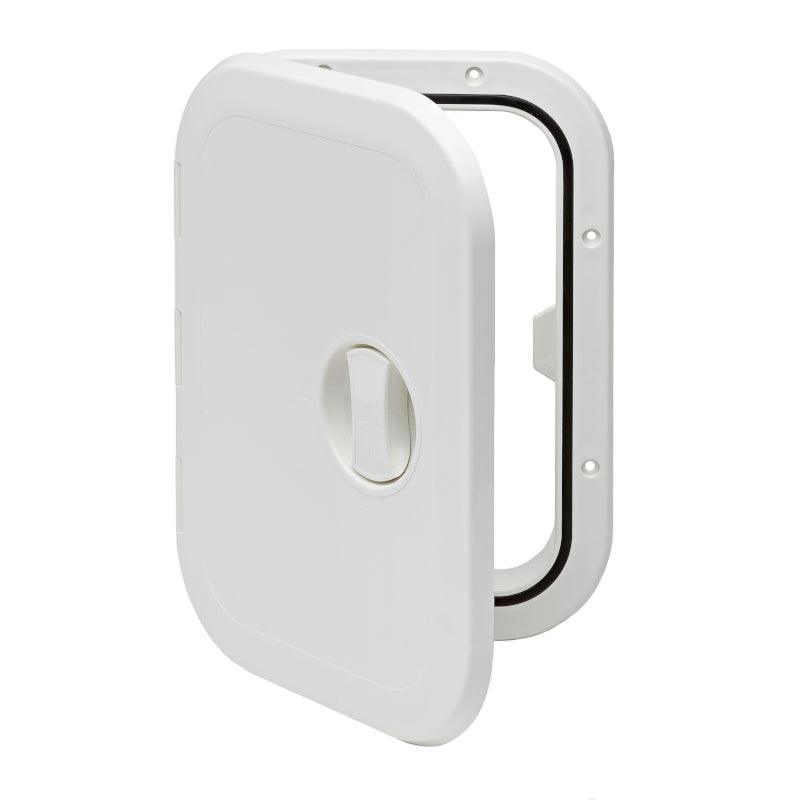 Small Rectangular Hatch White 2014 Series - 4Boats