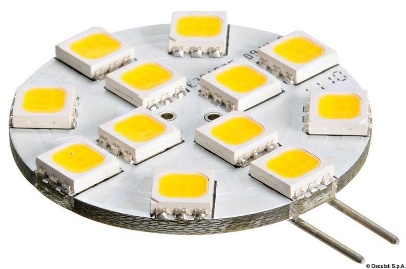 SMD LED Bulb, G4 Connection-Side-12 LED Lights - 4Boats