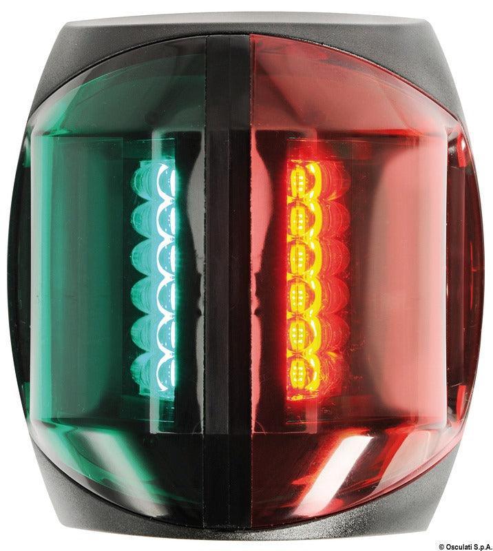Sphera II LED Navigation Lights up to 20 m, Polycarbonate Body-Black-112,5° + 112,5° bicolour - 4Boats