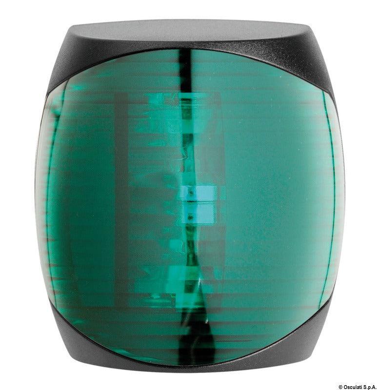 Sphera II LED Navigation Lights up to 20 m, Polycarbonate Body-Black-112,5° right green - 4Boats