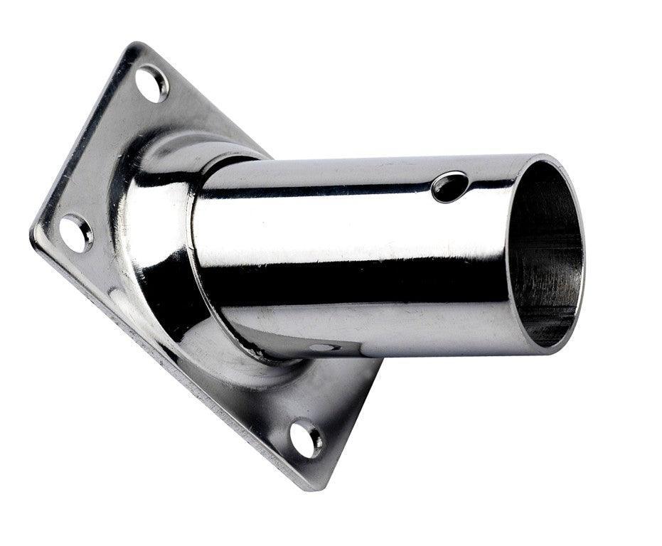 S/S 316 Rectangular base angled 60ø 25MM - 4Boats