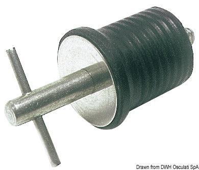 SS Water Drain Plug with Neoprene Tight 22mm - 4Boats