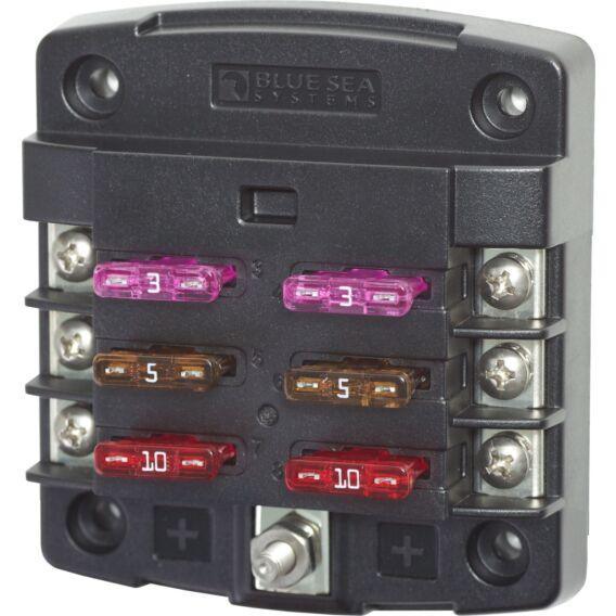 ST Blade Fuse Block - 6 Circuits - 4Boats