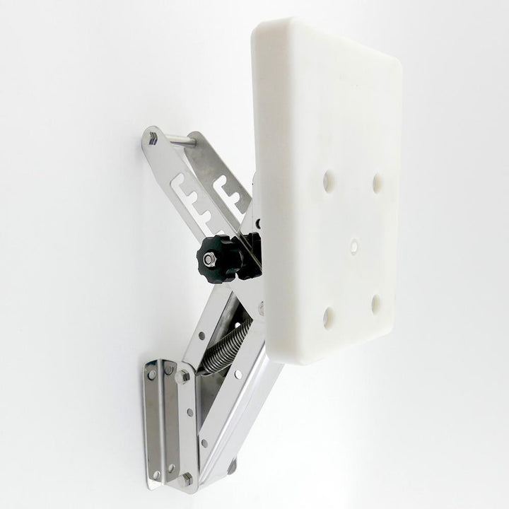 Stainless Steel Auxiliary Outboard Motor Bracket - 4Boats