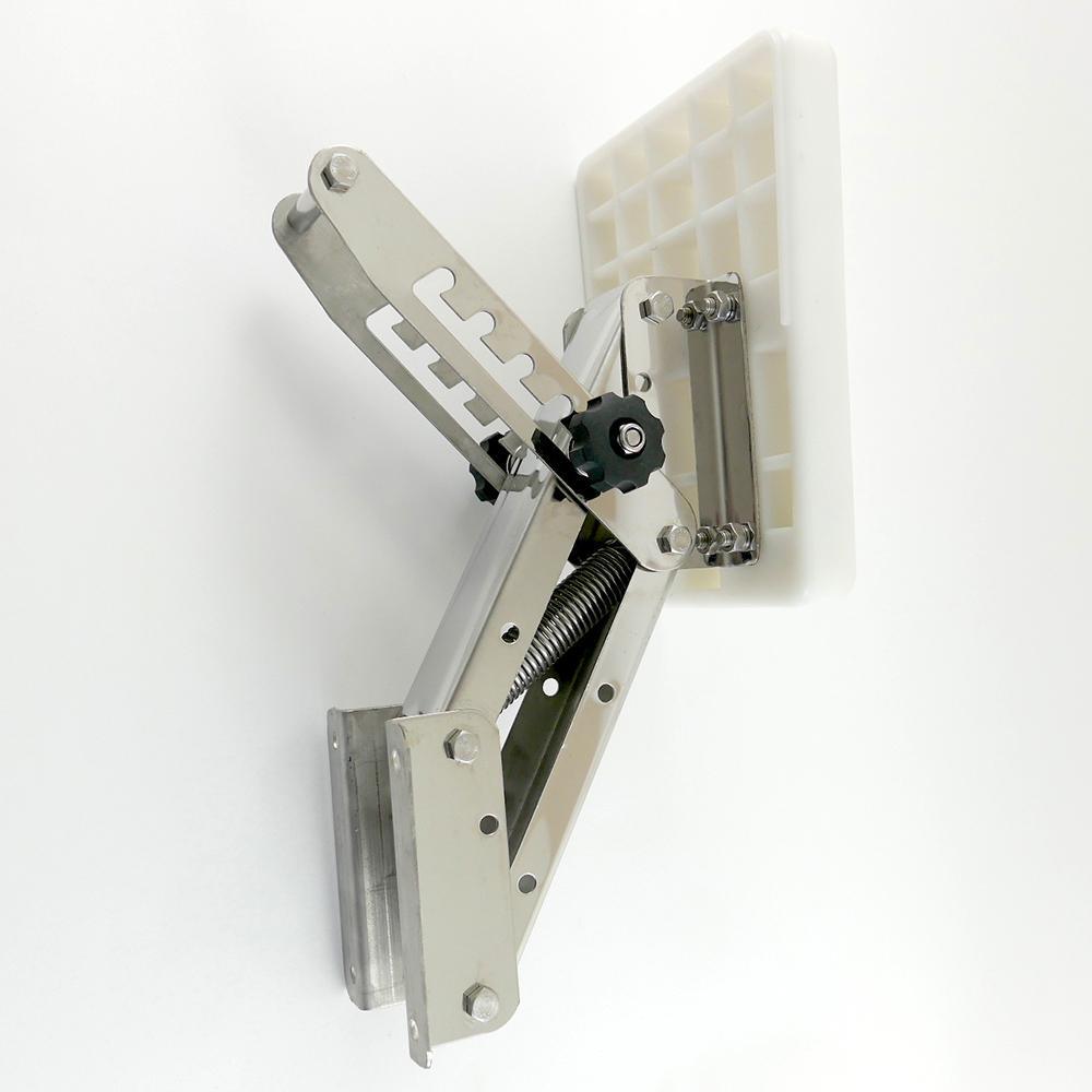 Stainless Steel Auxiliary Outboard Motor Bracket - 4Boats