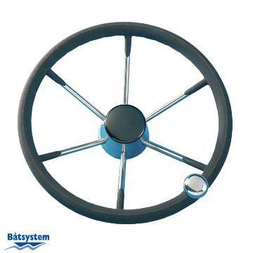 Stainless Steel Steering Wheel with Covering - 4Boats