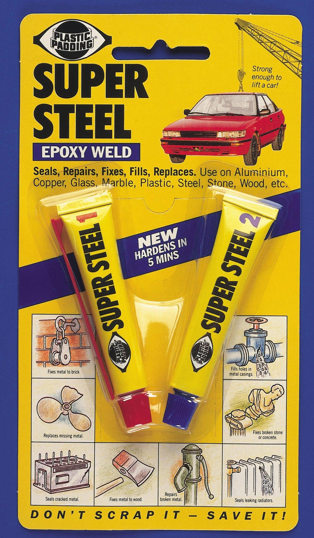 Super Steel Epoxy-Weld 2 X 25g Tubes - 4Boats