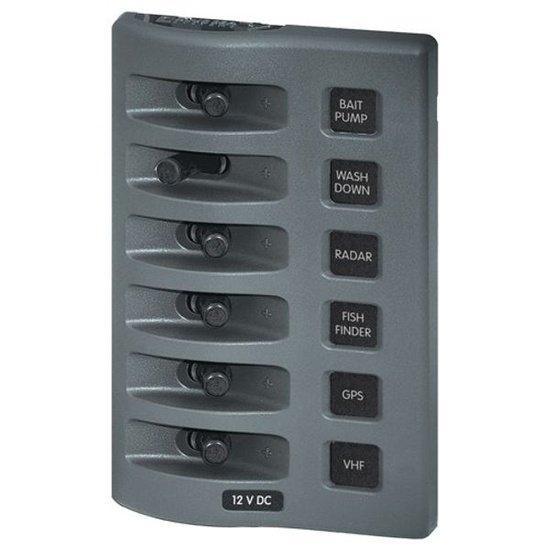 Switch Panel Waterproof 6-Position IP67 - 4Boats