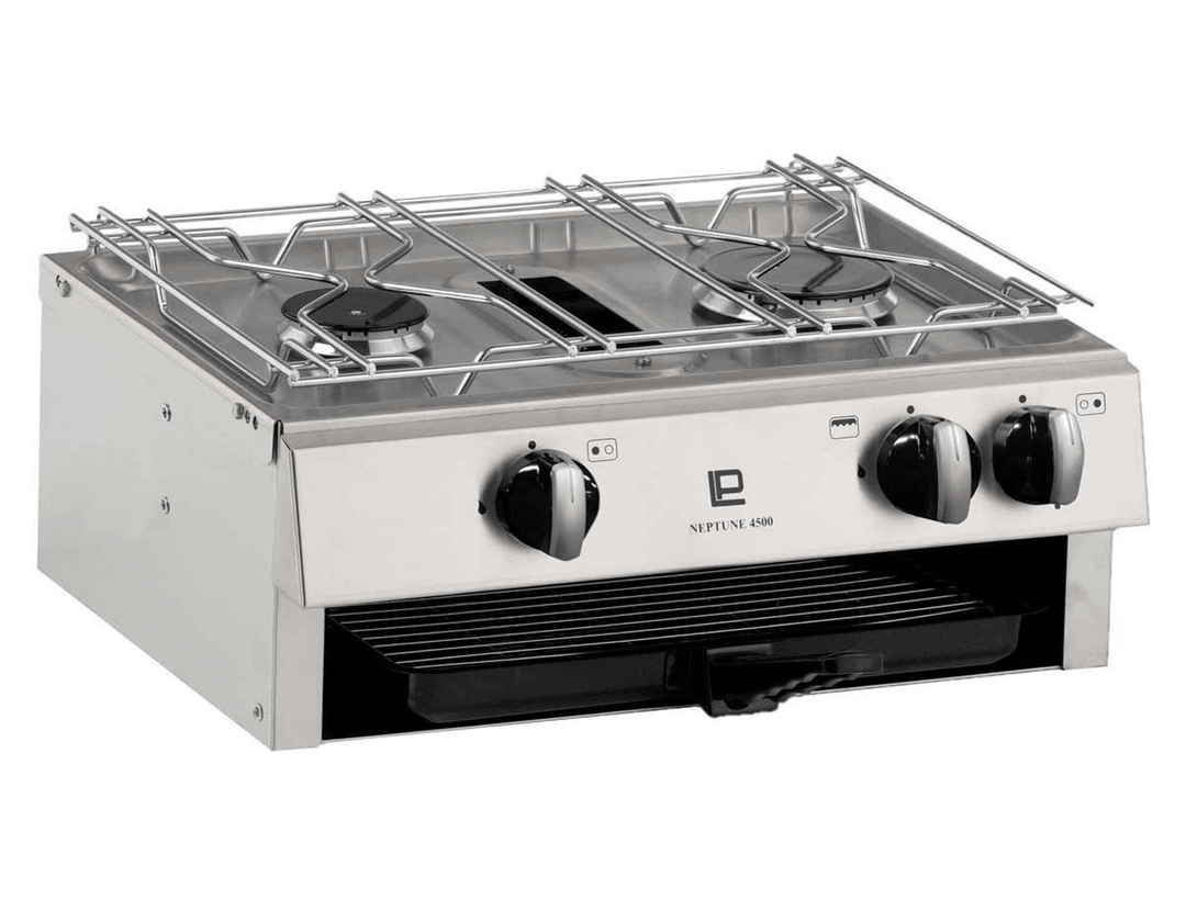 Tasman 4500 LPG 2 Burner Hob Unit and Grill - In Stock - 4Boats