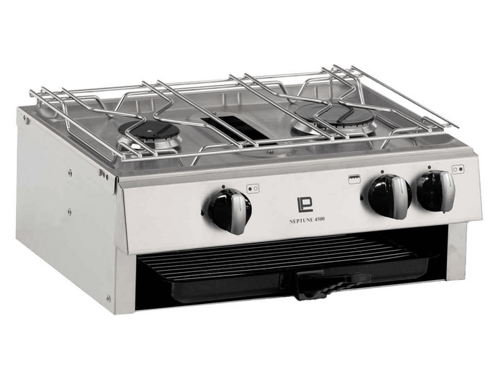 Tasman 4500 LPG 2 Burner Hob Unit and Grill - In Stock - 4Boats