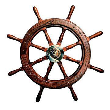 Type 10 Teak Steering Wheel - 4Boats