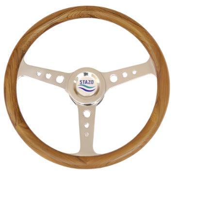 Type 56 Teak Steering Wheel - 4Boats