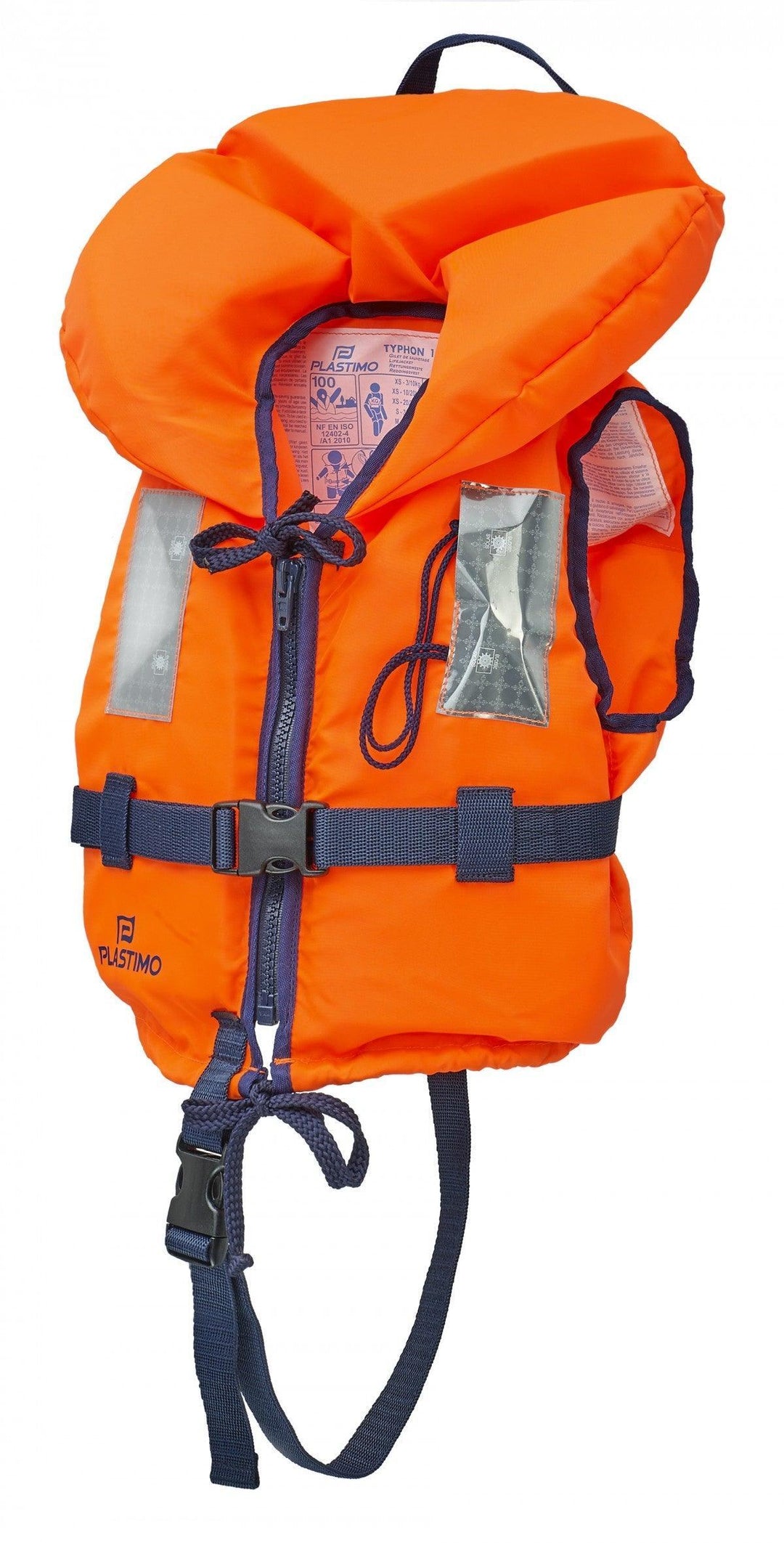 Typhon Junior Lifejacket-10 - 20 kg-Orange, no pattern - 4Boats