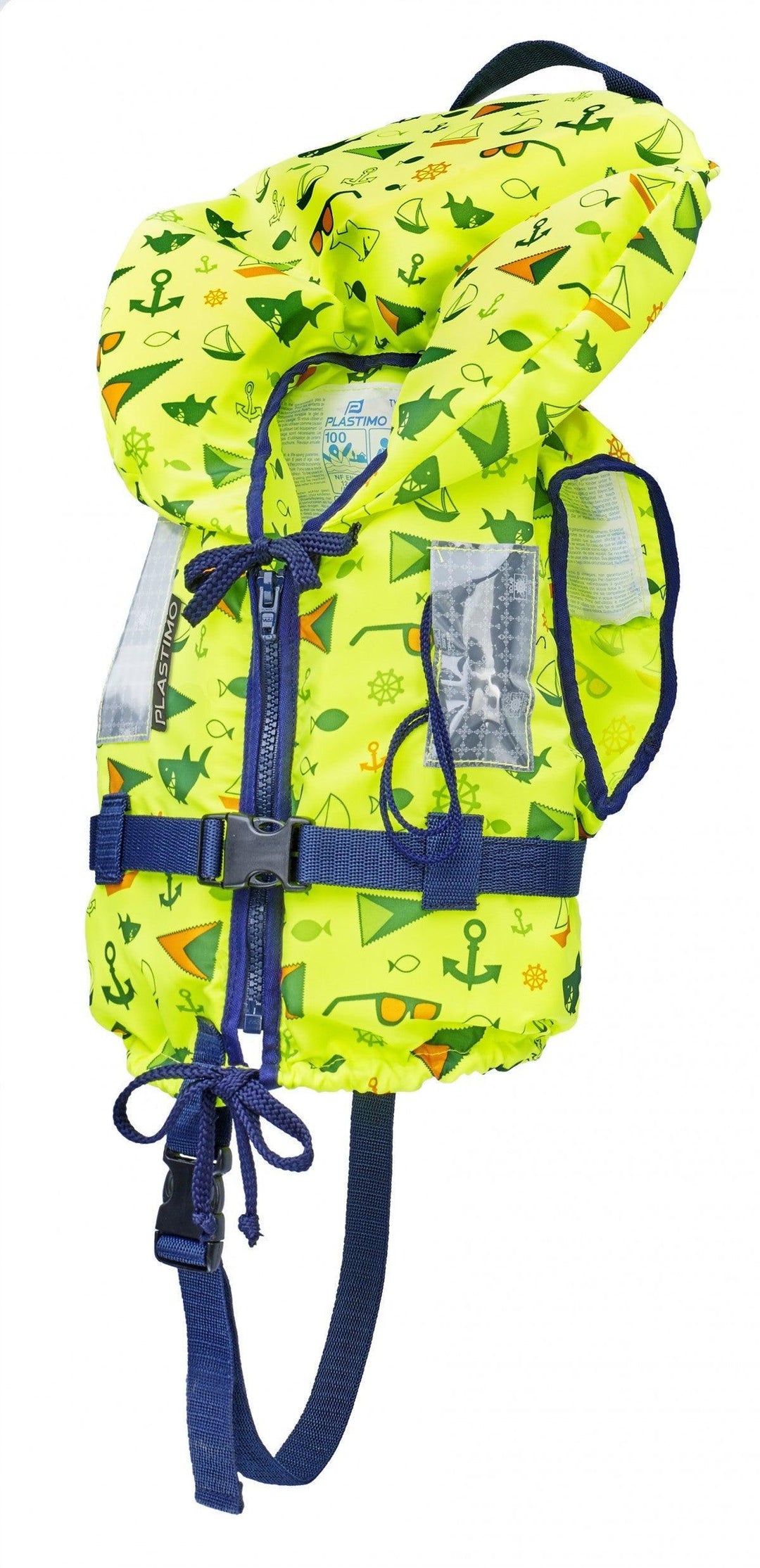 Typhon Junior Lifejacket-3 - 10 kg-Lime yellow - 4Boats