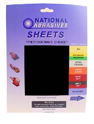 Wet & Dry aluminium oxide Medium 4pk - 4Boats