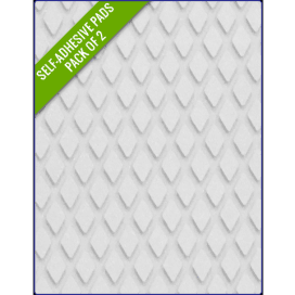 WHITE SAND - Original Step Pads DiamondPattern 275x135x3/2mm - 4Boats