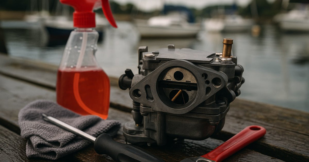 How to Clean Your Tohatsu Nissan 20HP 4-Stroke Carburetor
