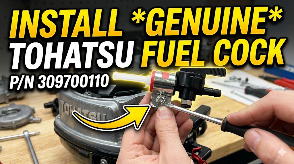 How to Install the Genuine Tohatsu Fuel Cock Assembly 309700110