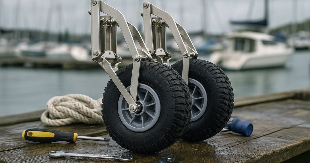 Why UK Boaters Love Seago's Quick Release Dinghy Wheels