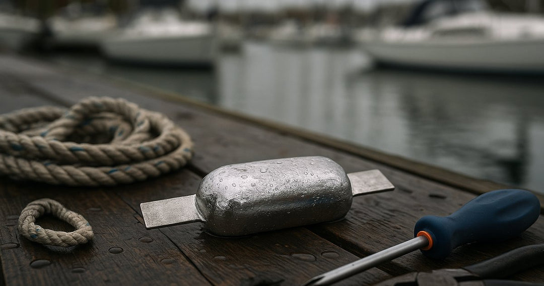 Protect Your Boat: Talamex Magnesium Anode for Brackish Waters