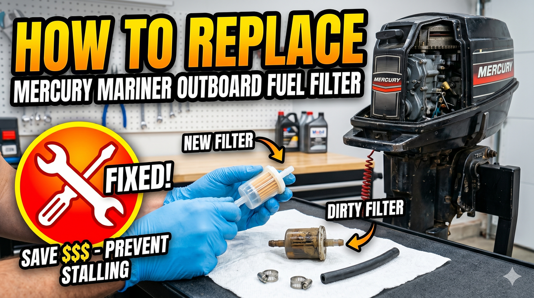 How to Replace Your Mercury Mariner Outboard Fuel Filter