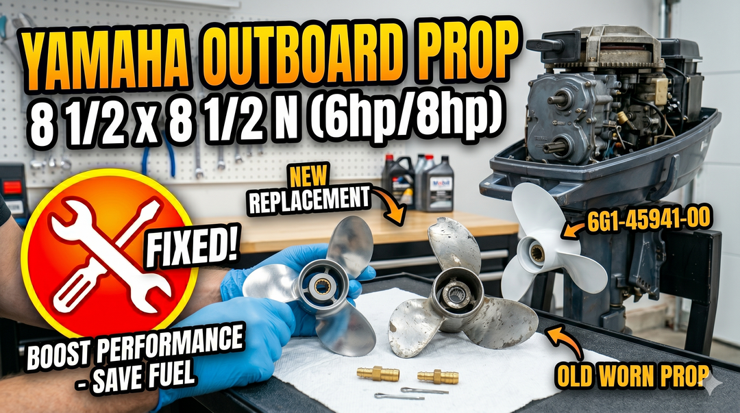 Why the 8 1/2 x 8 1/2 N Propeller is Perfect for 6hp and 8hp Yamaha