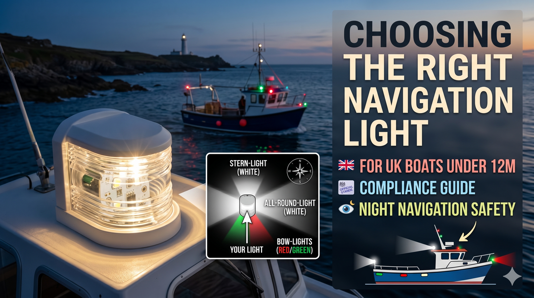 Choosing the Right Navigation Light for UK Boats under 12m