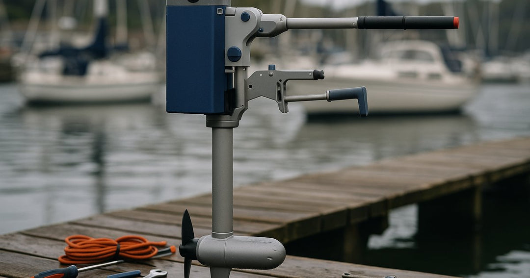 Momentum U2 electric outboard motor for tenders and small boats
