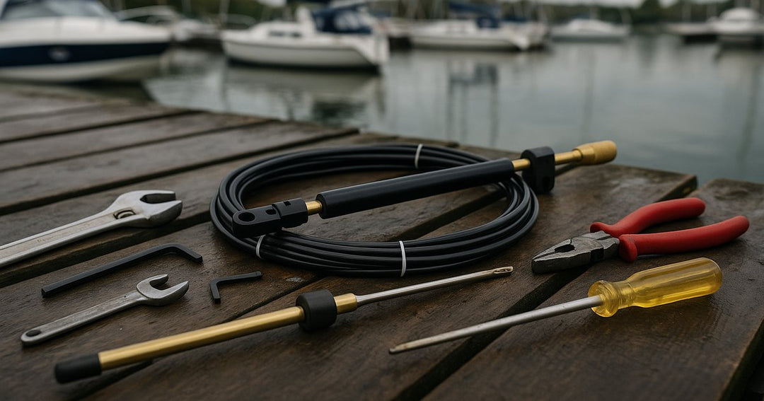 How to Install a Mercury Quicksilver 17ft Gen I Control Cable