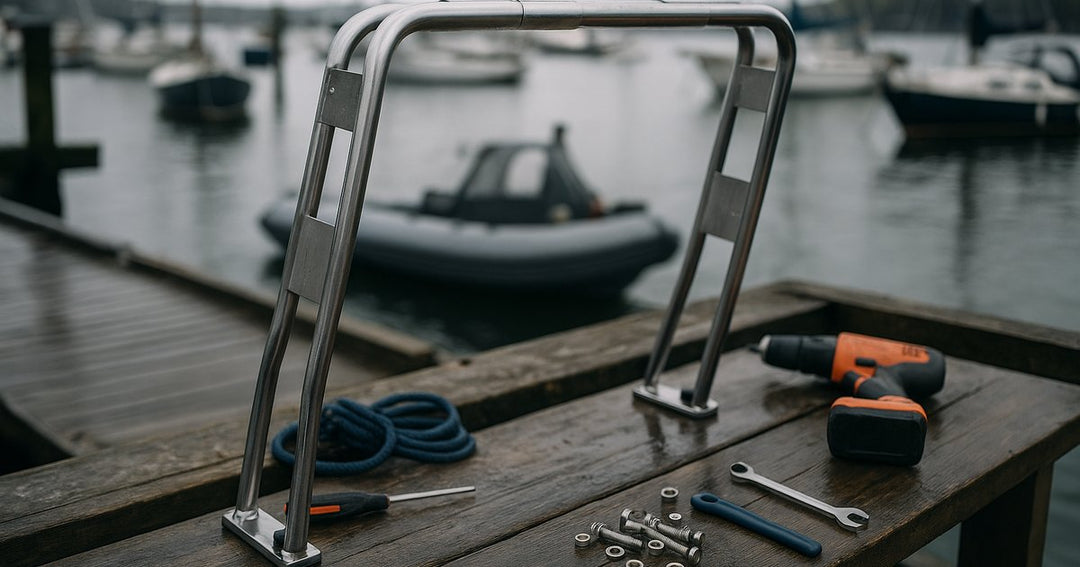 DIY Installation: Stainless Steel Roll Bar for Inflatable Boats