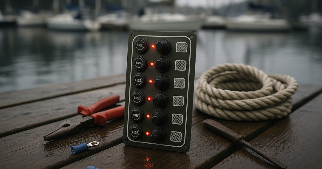 Maximising Boat Efficiency with a 6 Gang Marine Toggle Switch Panel