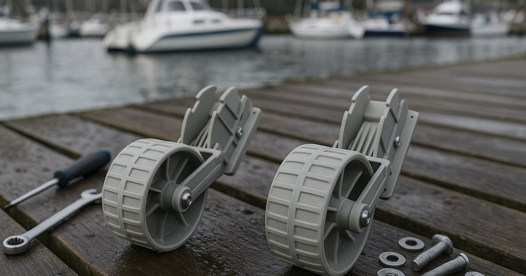 How to Install Compact Dinghy Launching Wheels on Your RIB
