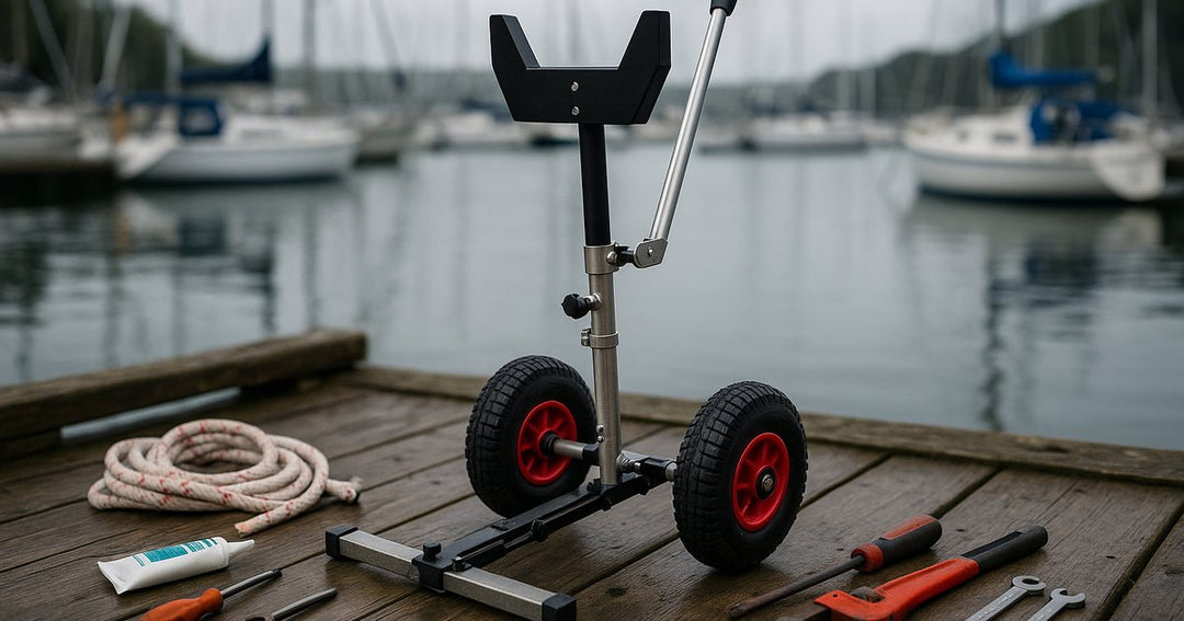 Portable Folding Outboard Engine Trolley Stand: A UK Boater's Guide