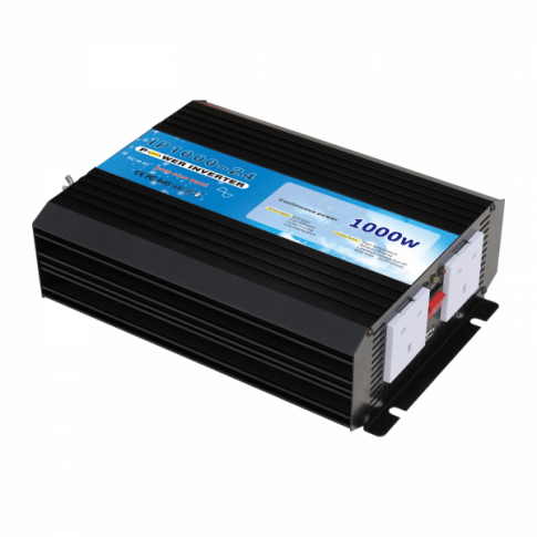 1000W DC to AC 230V power inverter for boats, black casing, marine accessory by 4Boats