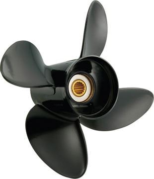 Solas 10 × 5 4-Blade High-Thrust Prop for Yamaha 9.9–20HP (8-spline)