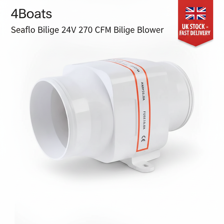 Seaflo Bilge 24V 270 CFM Bilge Blower | 4Boats - UK Stock image 1