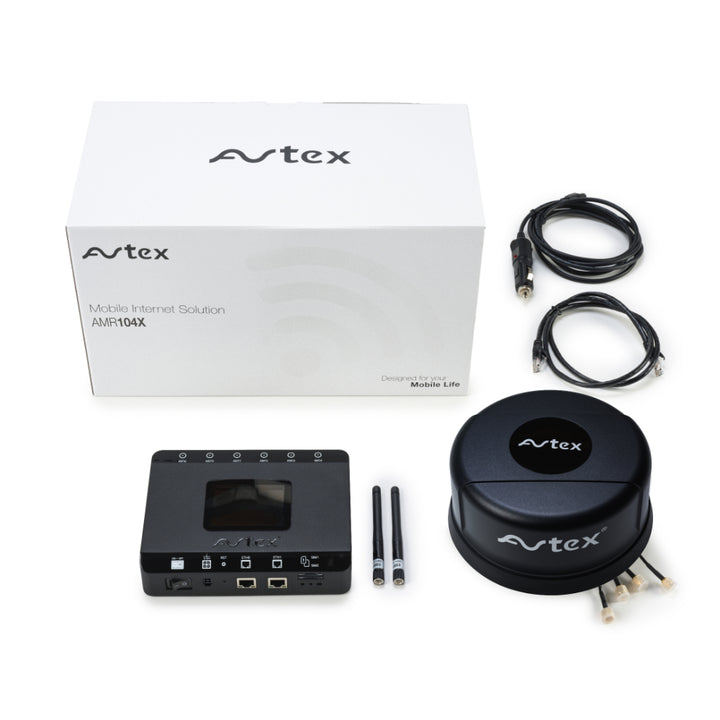 Avtex AMR104x 4G Dual Sim & Wi-Fi Mobile Internet Solution - Black