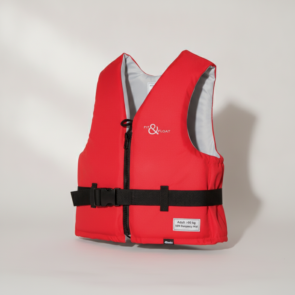 Fit & Float 50N Buoyancy Aid - Model 72158, Adult >90 kg, Red | 4Boats - Catalogue image 4
