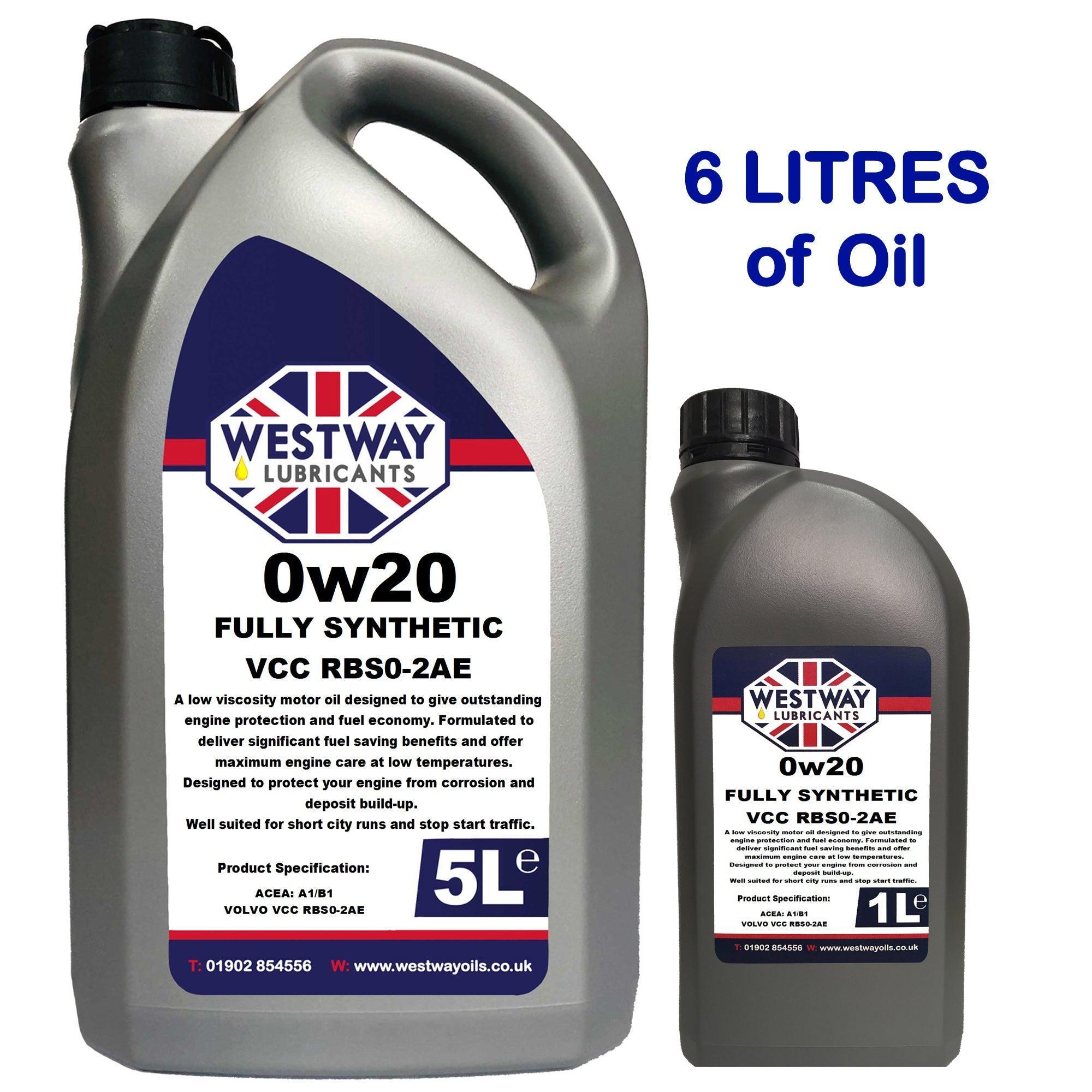 VOLVO 純正　エンジンオイル 0W-20 VCC RBS0-2AE 残12L Amazon.com: Newparts SPECIFIC RBS0-2AE 0W20 100% Synthetic