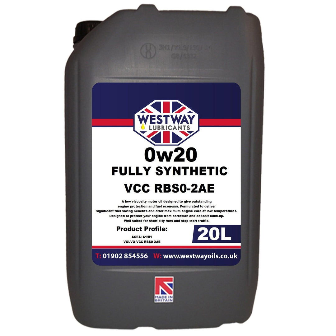 0W20 VCC RBS0-2AE Volvo Spec Synthetic Engine Oil 0w/20 - 4Boats