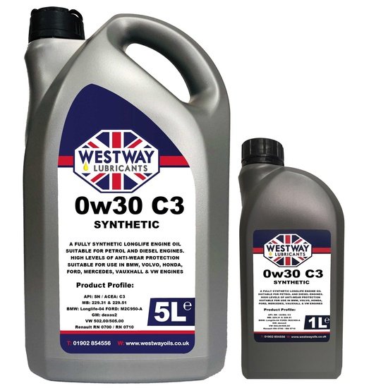 0w30 C3 Fully Synthetic Oil BMW LL-04 Engine oil - 4Boats