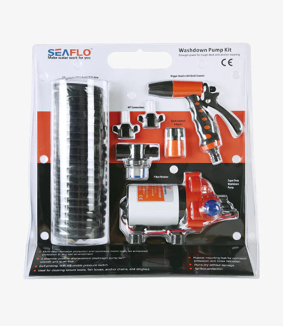 Seaflo 24V Washdown Pump Kit 33 Series 3.0 GPM 70 PSI Boat Marine WP203007033