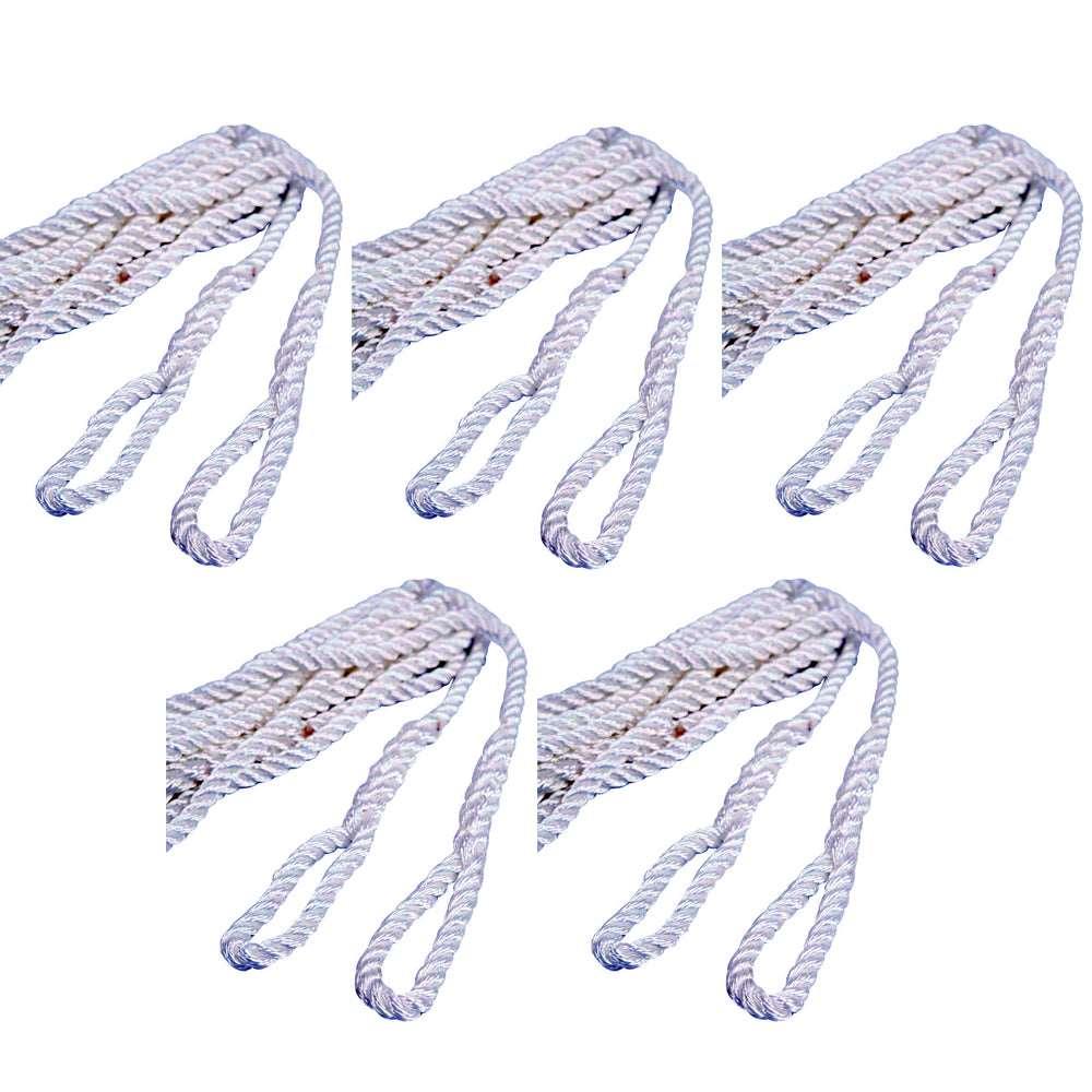 10 x Fender Rope Lanyard / Line 8mm With Loop - 4Boats