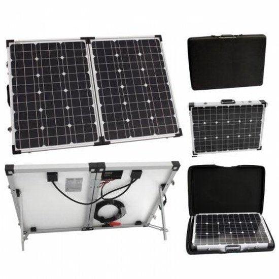 100W 12V folding solar charging kit for camper, caravan, boat or any other 12V system - 4Boats
