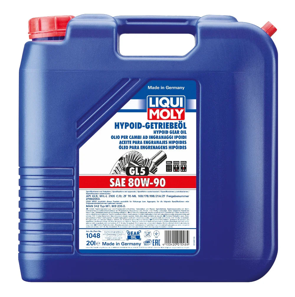 Liqui Moly Marine Gear Oil GL4 GL5 80W90 20L Boat Stern Drive Outboard Inboard